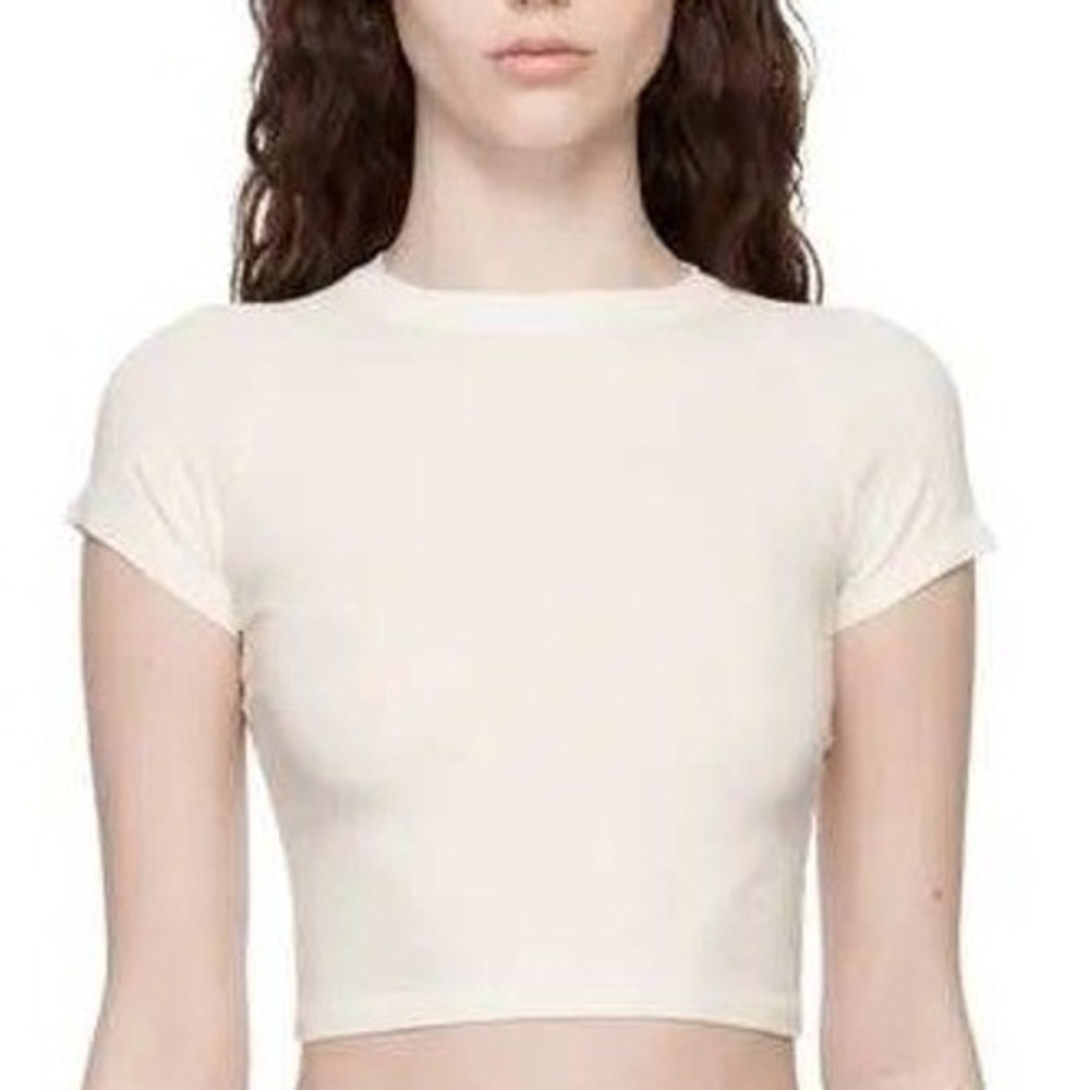 SKIMS New Vintage Cropped Raglan‎ T-Shirt AP-TSH-1367 Marble 4X